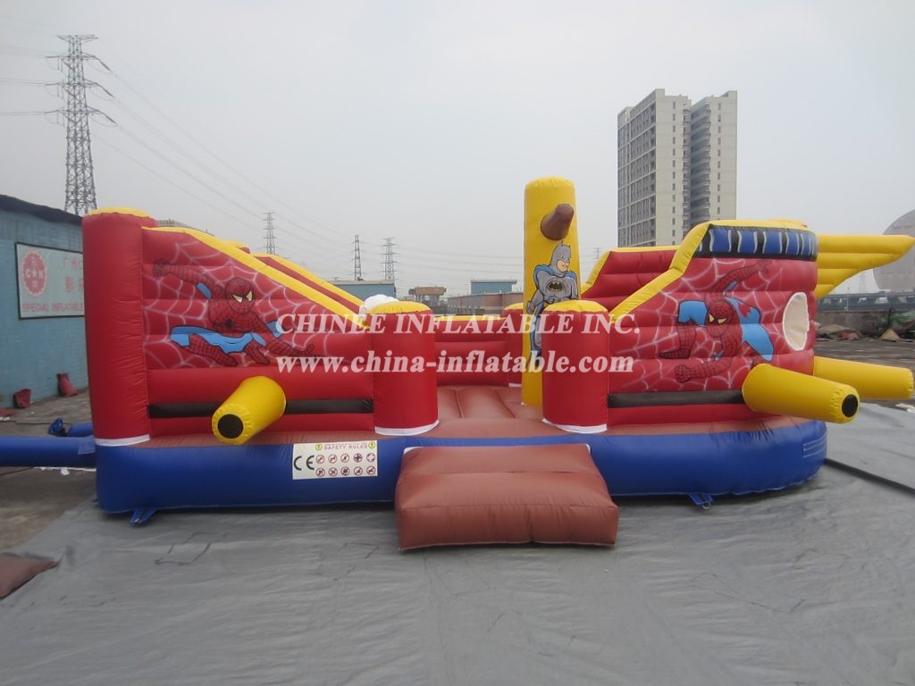 T5-7 Superman Superhero Inflatable Jumpers