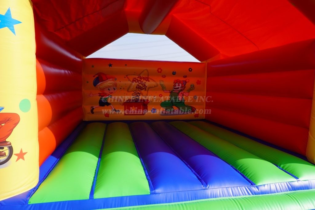 T2-1323 Happy Clown Inflatable Bouncers