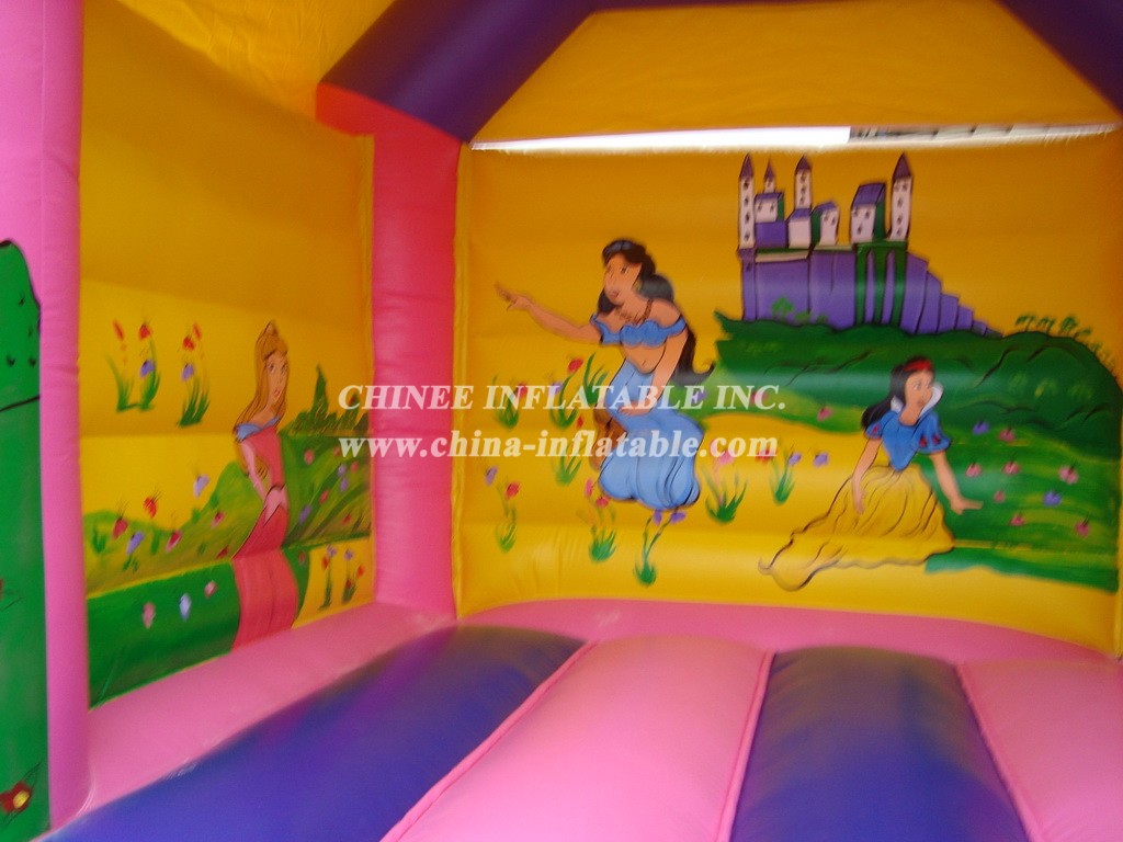 T2-1933 Princess Jumping Castle With Slide