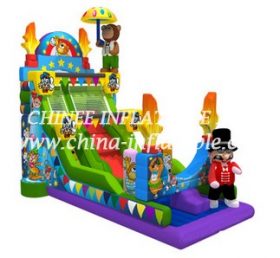 T8-1462 Toboggan gonflable Pirates