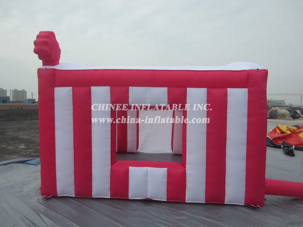 Tent1-533 Red Inflatable Tent For Party House Rentals