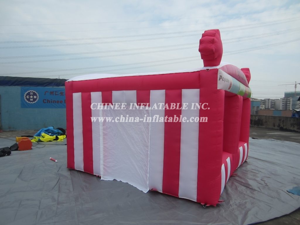 Tent1-533 Red Inflatable Tent For Party House Rentals