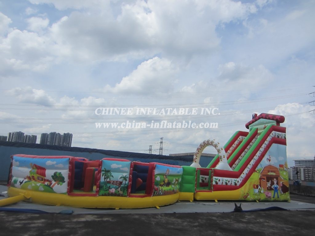 T5-800 Giant Farm Inflatable Funcity