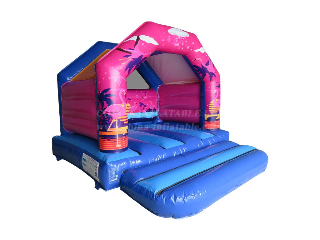 T2-4157 12X12Ft Flamingo Bounce House