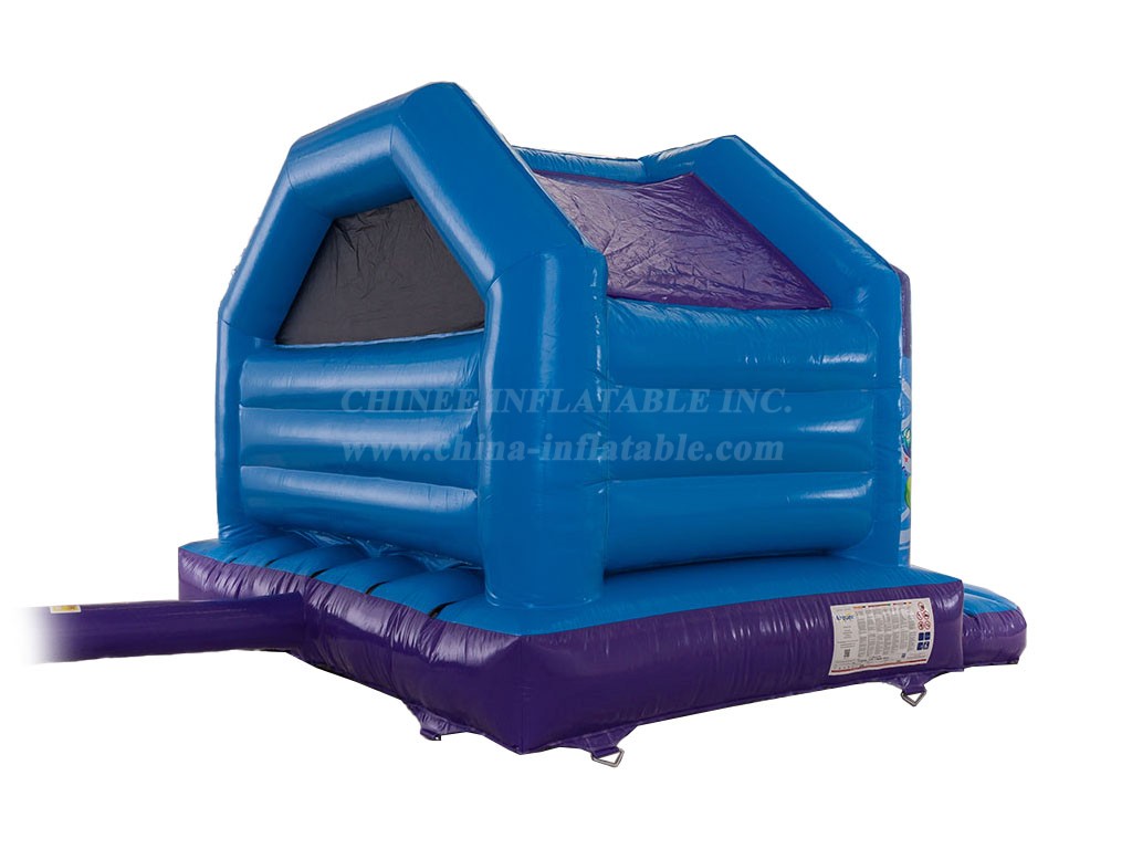 T2-4169 12X12Ft Purple & Blue Party Bounce House