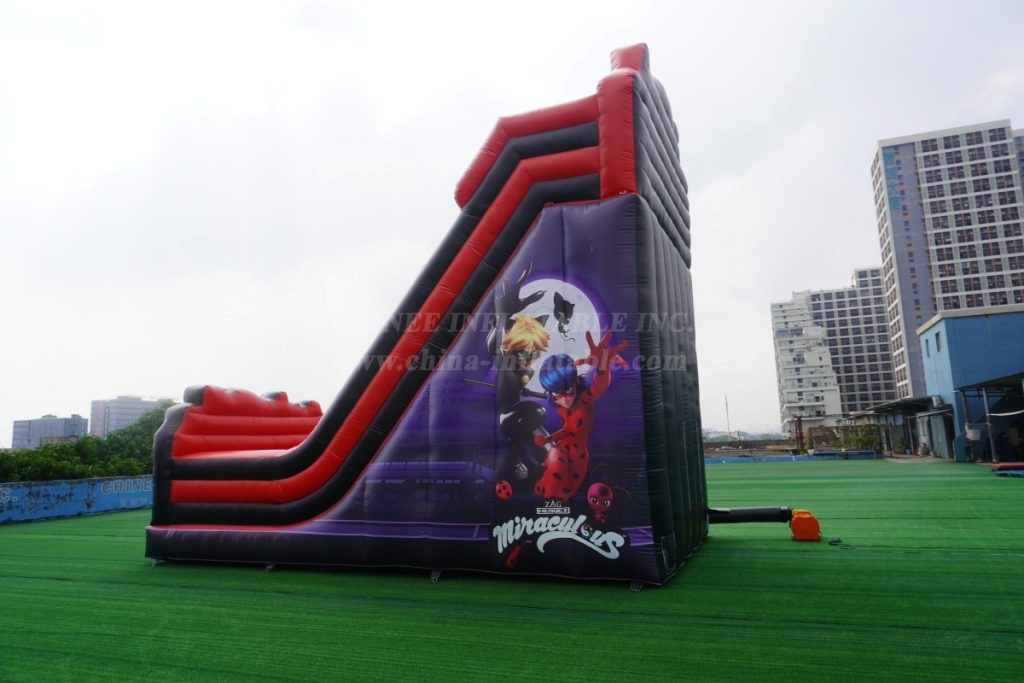 T8-6000C Miraculous Ladybug Themed Inflatable Slide