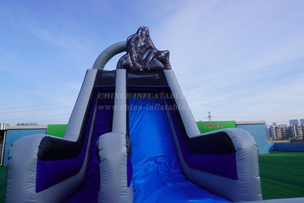 T8-3813A Batman theme inflatable slide