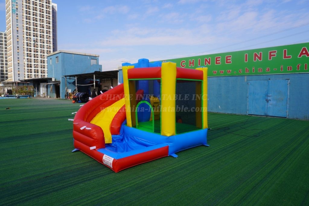 T2-8114 Inflatable Bounce House With Slide & Pool